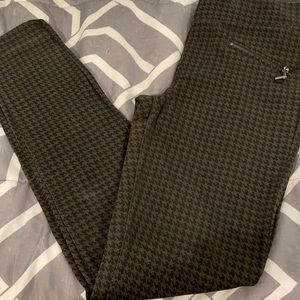 Liverpool brown houndstooth leggings
